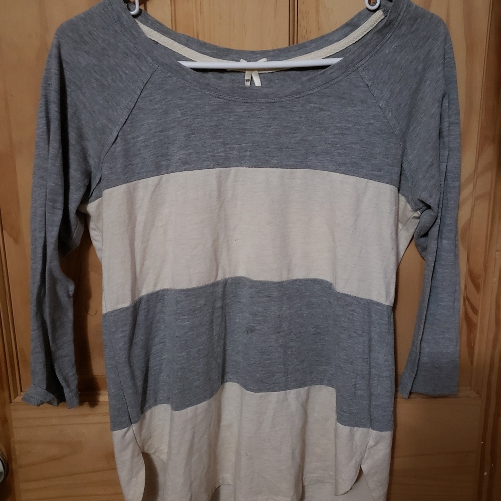 🌸Striped Midsleeve Shirt